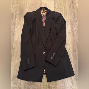 Express Studio Stretch Twill Boyfriend Blazer